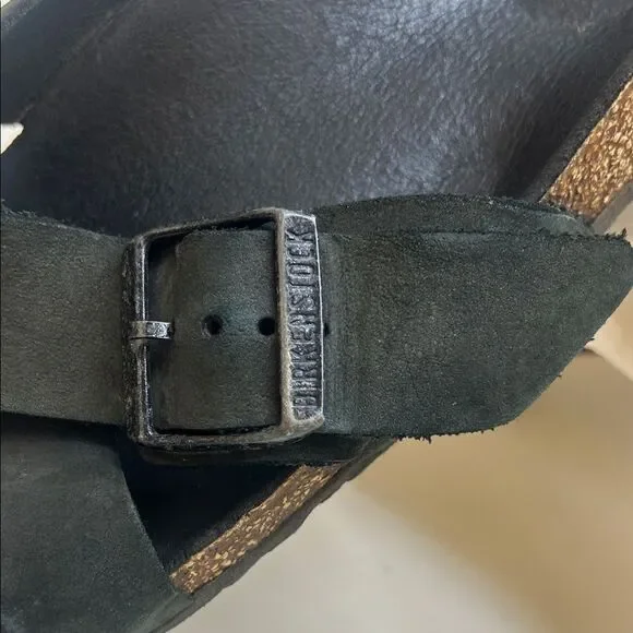 Women's Birkenstock Sienna II Black Slide Sandals, need new soles - Picture 4 of 9